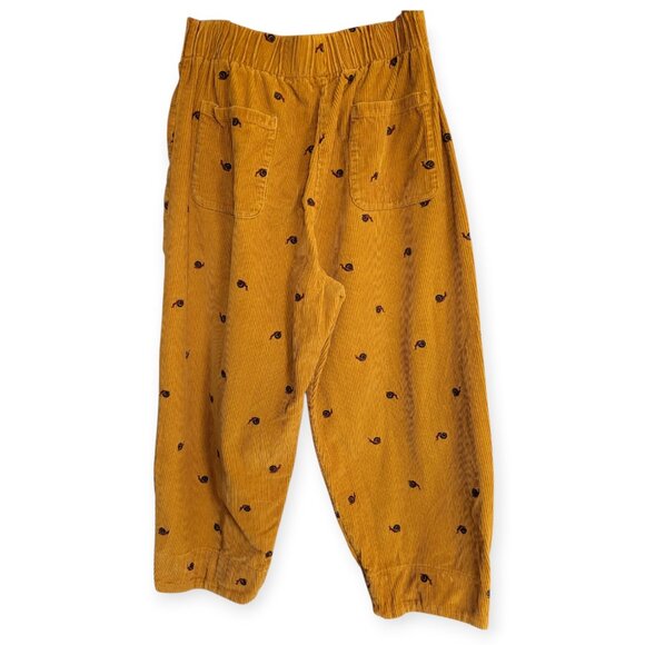 BDG Zaria Embroidered Corduroy Snail Brown Pull-On Pant size XL - Picture 4 of 16